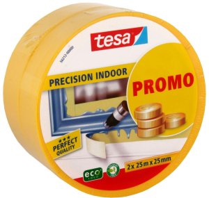 Tesa TESA 56212-00000-02 srebrna taśma klejąca 25 m Żółty 2