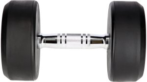 Hantla gumowana 14 kg UNDERFIT do ćwiczeń siłowych fitness 2