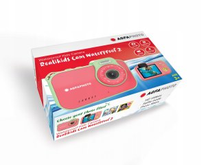 Aparat Podwodny Wodoszczelny 3m Agfaphoto Agfa 12mp 2.7k 2x Obiektyw + Gry / Malinowy 9