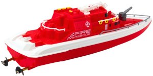 Łódź Motorówka Zdalnie Sterowana RC 1:28 Ratunkowa Czerwona LEAN Toys 3
