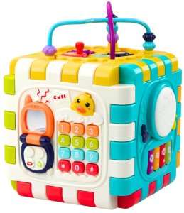 Kostka Edukacyjna Muzyczna Interaktywna Dla Malucha 6w1 LEAN Toys 2