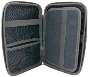 TROIKA CBO11/BK kosmetyczka Czarny Skóra, Aksamit 6