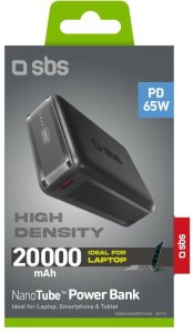 SBS TEBB20000HDPD65K bank mocy 20 mAh Czarny 2