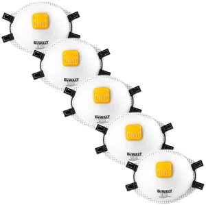 Dewalt maski ochronne z zaworem ffp3, 5szt. DXIRFFP35 2