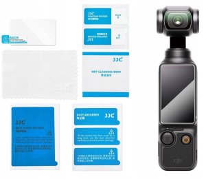 JJC Osłona Ochronna Szkło Hartowane 9H na Ekran LCD do DJI OSMO POCKET 3 / GSP-OSP3S1 / 6