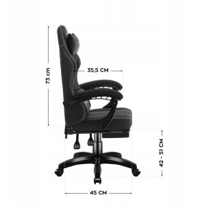 Fotel Huzaro Force 3.7 czarny 5