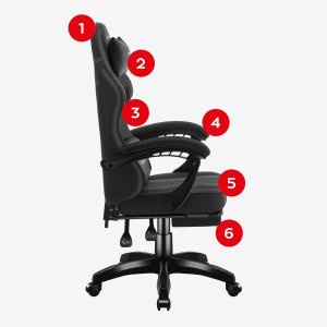 Fotel Huzaro Force 3.7 czarny 9