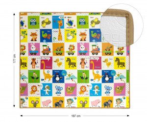 Milly Mally Mata piankowa składana Play Colourful Animals T1 5