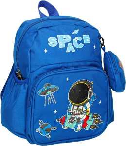 Plecak dla przedszkolaka szkolny dziecięcy astronauta 30x14x23cm Kik Sp. z o. o. Sp. k. 2