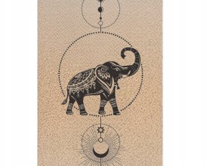 fit.me maty do jogi z korka antypoślizgowa 183x61 cm 3