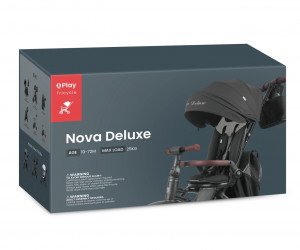 Qplay Rowerek Trójkołowy Nova Deluxe Black 15