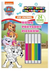 Psi Patrol Numerk.kolor. Nowe przyg.piesków 29266 1