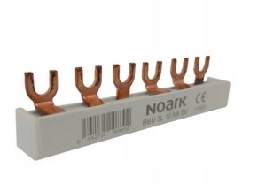 Szyna łączeniowa typ widełkowy Noark BBU 110830 3L 10 M6 EU 63A 400V 1