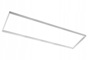 G-TECH Rama do montażu natynkowego paneli LED 120x30x6,5cm GTV (typu backplate) bez śrub biała GT-RMBK120x30-00 1