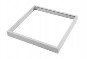 G-TECH Rama do montażu natynkowego paneli LED 60x60x6,5cm GTV (typu backplate) bez śrub biały GT-RMBK60X60-00 2
