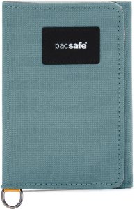 Portfel składany RFID Pacsafe  - miętowy 1