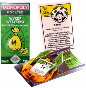 HASBRO Monopoly dodatek do gry Wykup Wszystko 3