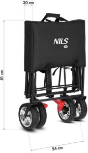 NC2603 WÓZEK CZARNY 120L NILS CAMP 11