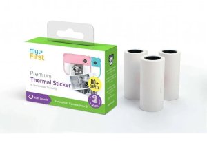 myFirst Camera Insta Thermal Sticker- naklejki termiczne, wkłady do Insta2/Wi/20 (3 rolki x 3m) 3