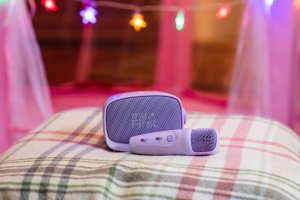 myFirst Voice 2 - zestaw do karaoke dla dzieci - mikrofon i głośnik bezprzewodowy z efektami modyfikacji dźwięku (purple) 14