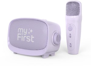 myFirst Voice 2 - zestaw do karaoke dla dzieci - mikrofon i głośnik bezprzewodowy z efektami modyfikacji dźwięku (purple) 2