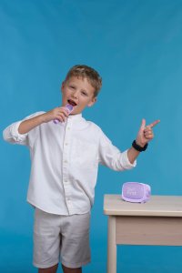 myFirst Voice 2 - zestaw do karaoke dla dzieci - mikrofon i głośnik bezprzewodowy z efektami modyfikacji dźwięku (purple) 8