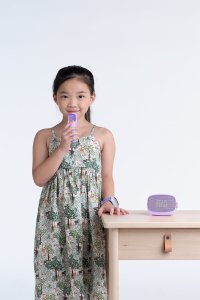 myFirst Voice 2 - zestaw do karaoke dla dzieci - mikrofon i głośnik bezprzewodowy z efektami modyfikacji dźwięku (purple) 9