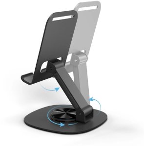 Podstawka Puro Tilt Pro aluminiowa na telefon/tablet - ciemnoszara 3