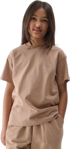Koszulka dla dziewczynki 4F F2326 beżowa 4FJWSS25TTSHF2326 83S 128cm 1