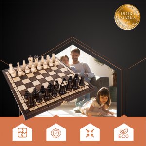 Ruhhy Szachy królewskie 31x31cm 26038 6