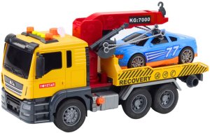 Laweta Z Dźwigiem Samochód Wyścigowy Światła Dźwięki 2