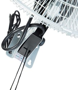 Wentylator  ścienny 50cm 220W SREBRNY cyrkulator 4