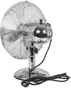 Wentylator stołowy 30cm SREBRNY 2