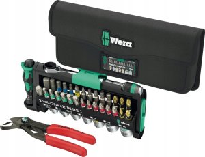 Wera Tool-Check Combi 1 m Tasche u Knipex Cobra Zange,40tei 1