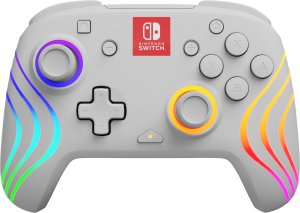 PDP wireless controller Afterglow Wave Nintendo Switch, white 1