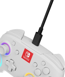 PDP wireless controller Afterglow Wave Nintendo Switch, white 9