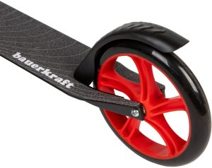 Duża składana hulajnoga 85,5 - 95,5 cm Bauerkraft czerwona 4