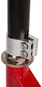 Duża składana hulajnoga 85,5 - 95,5 cm Bauerkraft czerwona 8