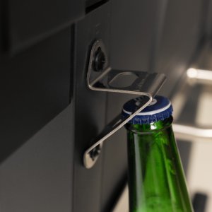 Duży grill węglowy ogrodowy ruszt z pokrywą popielnik termometr otwieracz 12