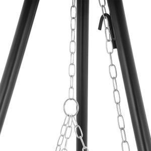 Palenisko trójnóg duży grill ogniskowy ogrodowy wiszący 2w1 4