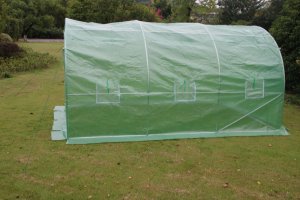 Tunel ogrodowy zielony foliowy szklarnia folia 4x2,5x2m 10m 12