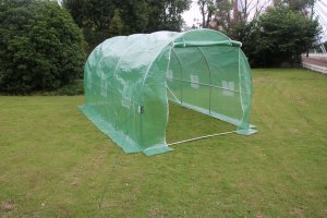 Tunel ogrodowy zielony foliowy szklarnia folia 4x2,5x2m 10m 14
