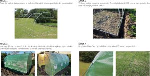 Tunel ogrodowy zielony foliowy szklarnia folia 4x2,5x2m 10m 15
