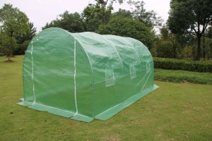 Tunel ogrodowy zielony foliowy szklarnia folia 4x2,5x2m 10m 7