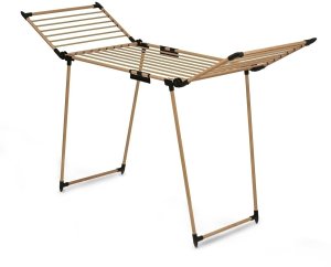 Stojąca suszarka na pranie odzież bieliznę składana balkonowa mocna duża 2