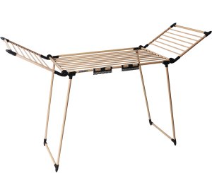 Stojąca suszarka na pranie odzież bieliznę składana balkonowa mocna duża 3