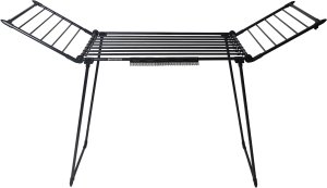 Stojąca suszarka na pranie odzież bieliznę składana balkonowa mocna duża 2