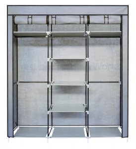 Składana szafa tekstylna, materiałowa garderoba XXL 11