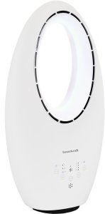 Nowoczesny wentylator stojący bezłopatkowy podłogowy pilot timer LED kolory biały 3 tryby obrotowy 2