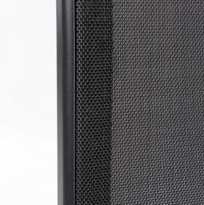 Zestaw 2 krzeseł - nowoczesne metalowe krzesło ogrodowe czarne 5